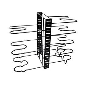 Pots and Pans Organizer Rack for Kitchen Storage (Color: Black, Type: Style B)
